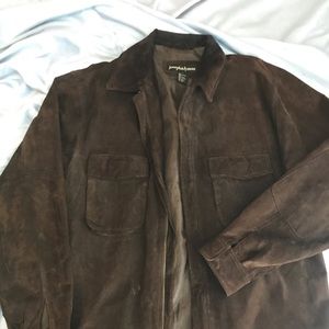 Joseph&Lyman leather suede jacket